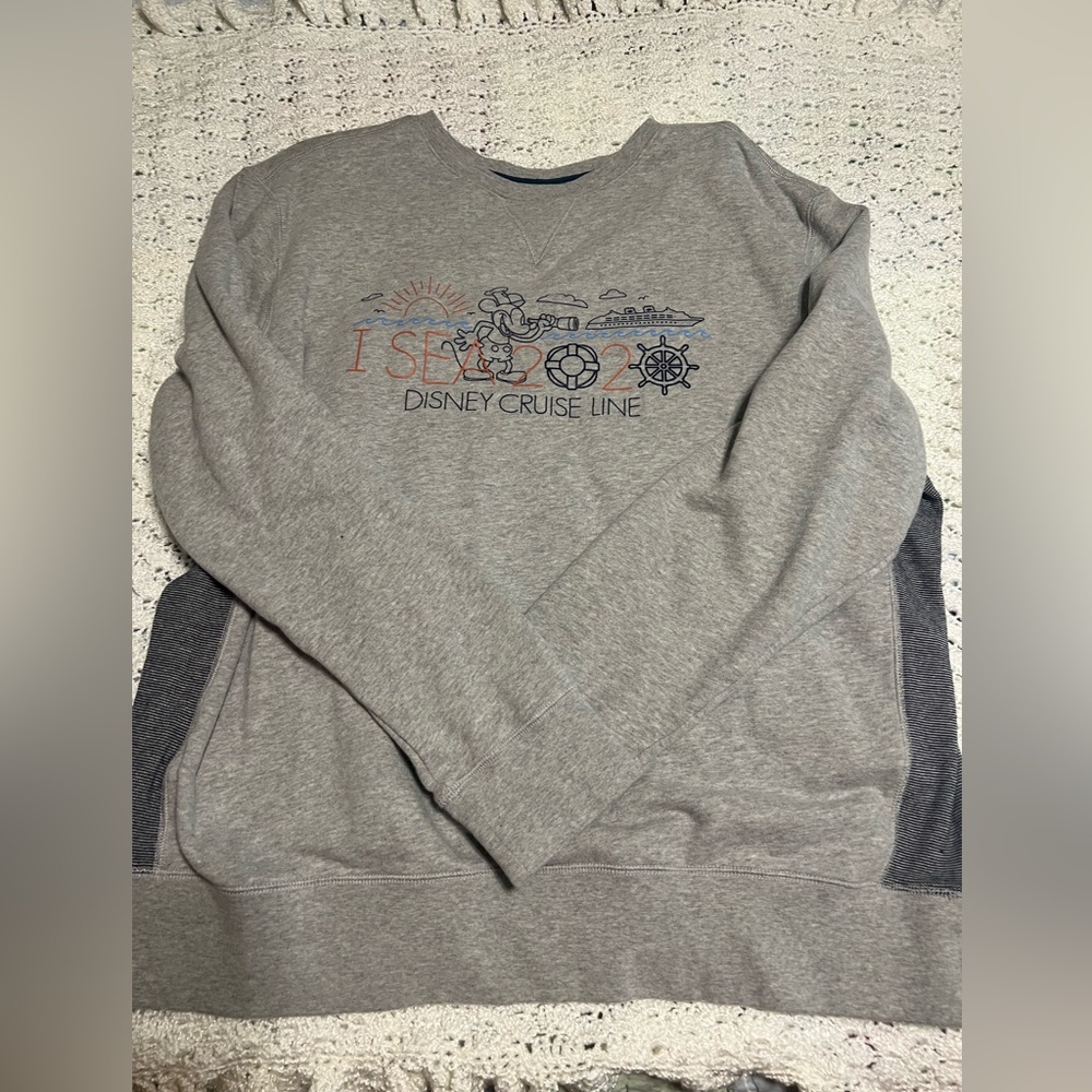 Disney cruise line pullover sweatshirt unisex XL